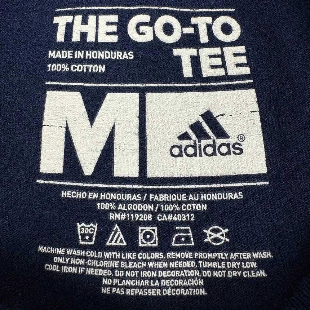 Adidas Go To Tee Memphis Grizzlies T-Shirt Long Sleeve Blue Mens Medium M